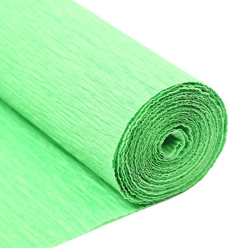 Multicolored Creased Handmade Stretchable Paper for DIY Floral Crafts and Kindergarten Projects
