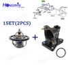 Thermostatgehäuse Einlassdichtung Mit Thermostat Satz 25630-03010 Für Hyundai Venue i10 i20 G4 LA 1.2 Benzin 2007-2020 2563003010