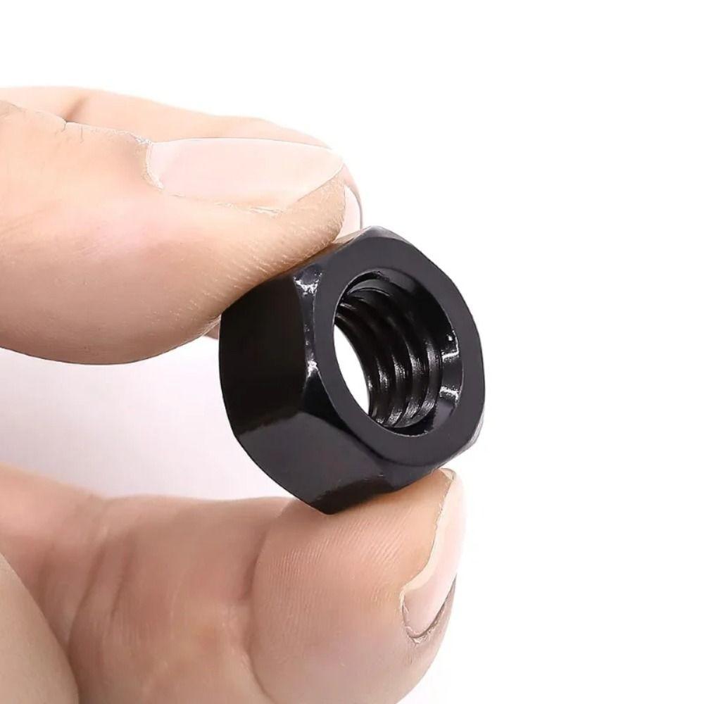 Black Nylon Hex Nuts M 3 M 4 M 5 M 6 M 8 M 10 Hexagonal Nut Hex Nuts Assortment Kit  Car Repair