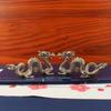 Solid Brass Chinese Zodiac Dragon Statue - Desktop Ornament for Home Office, Retro Feng Shui Crafts & New Year Gifts