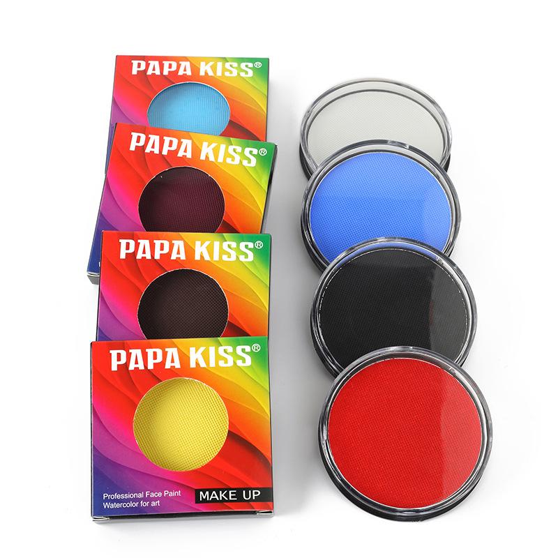 Cross-border 30g Round Disc Body Paint Pigment - Face & Stage Halloween Makeup Cream