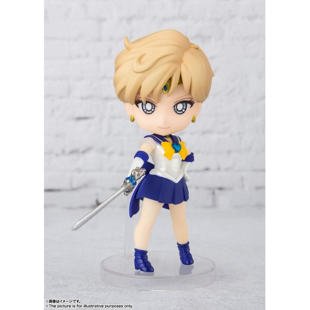Figuarts mini Sailor Moon Super Sailor Uranus - Eternal edition - Přibližně 90 mm pohyblivá figurka z PVC a ABS BAS60990