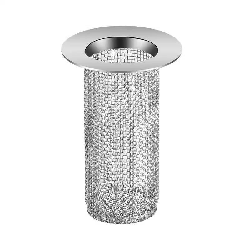 Universal Stainless Steel Hair Filter for Bathroom Floor Drain, Basin, Toilet, and Bathtub