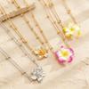 Gold Color Flower Waist Chain Minimalist Belly Chain Fashion Metal Beads Waist Chain  Women