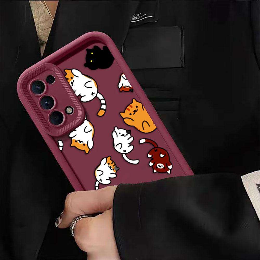 Cute Cat Charming Cover Phone Case For Googel PIXEL 7 7A 8 8A 9 9A 10 PRO XL 5G Silicone Case DIY Shell Funda Coque Capa