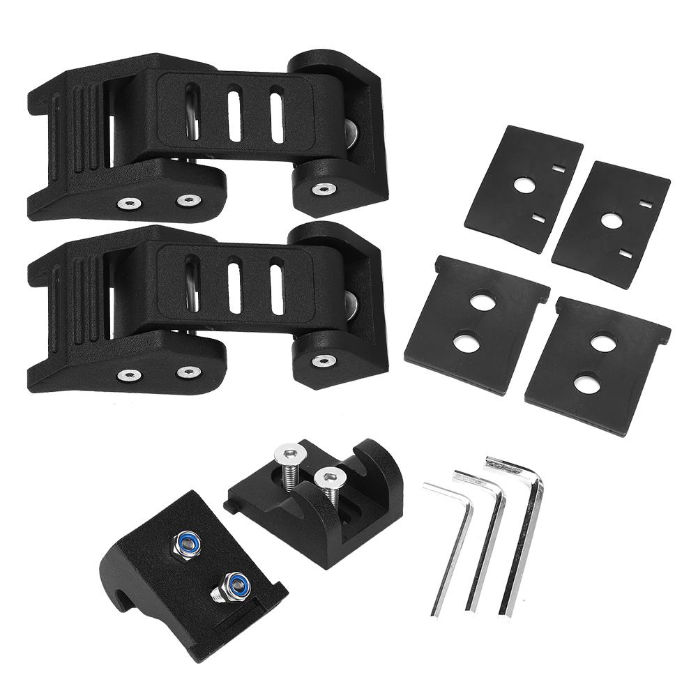 2pcs Engine Hood Latch Locking Cover Catch Buckle Fits for Jeep Wrangler JK 2007 2017