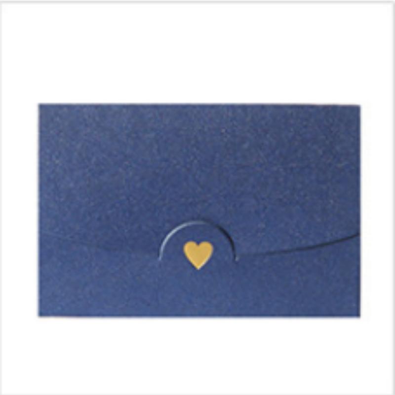 20pcs Mini Envelopes Small Greeting Card Name Card Envelope Hot Stamping Love Pearlescent Paper