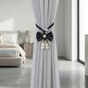 2 PCS Pearl Curtain Tieback Elegant Curtains Tie Rope Creative Bow Curtain Buckle  Decoration