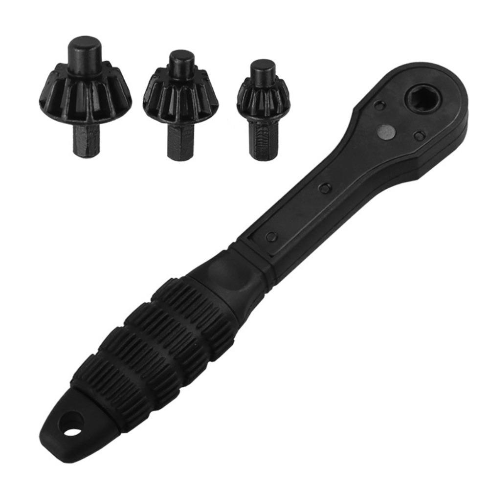 Double Head Drill Key Chuck Quick Disassembly Ratchet Spanner Ratchet   Drill Chuck  Hand Tool