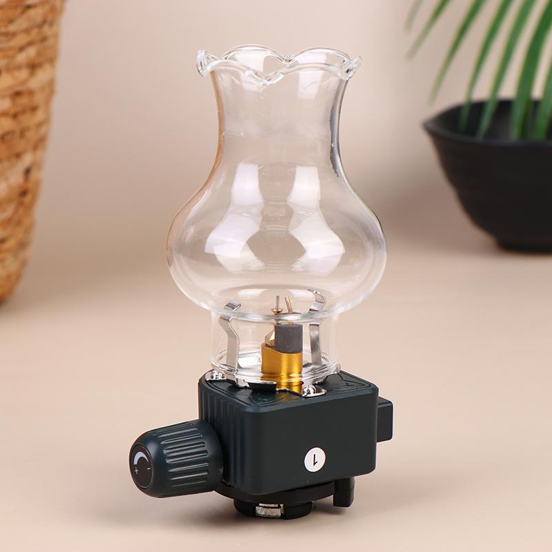 Portable Butane Gas Light,Suitable For Camping,Fishing And Picnic,Compact Outdoor Candle Light With Night Lighting 1Pc