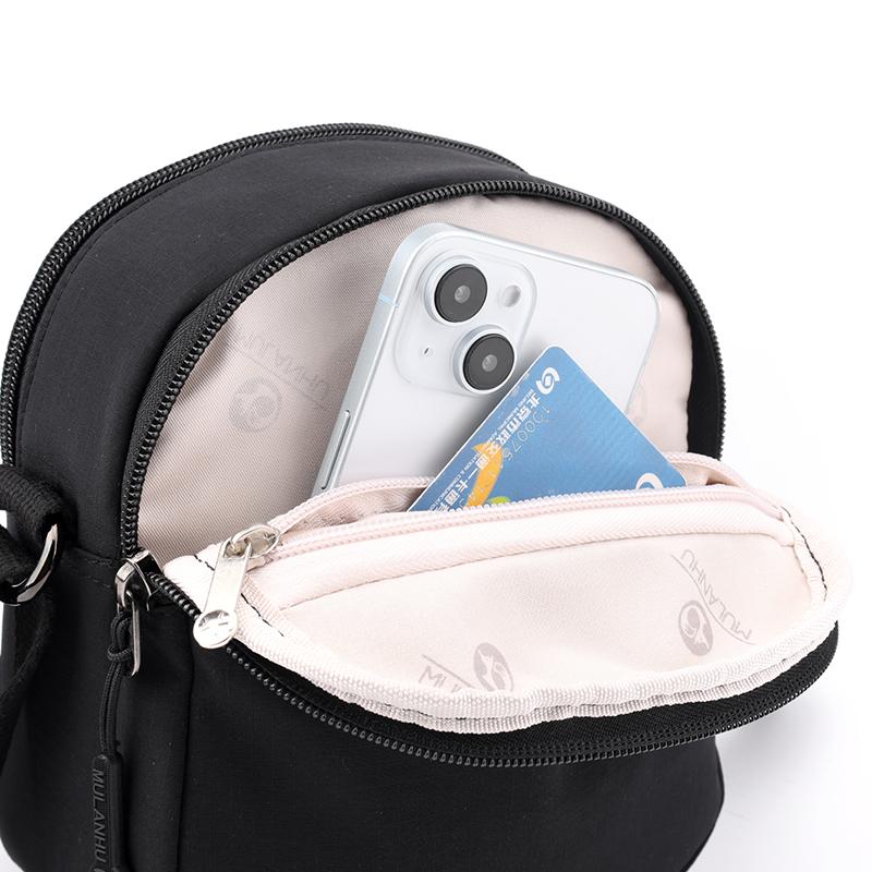 Borsa a tracolla piccola, quadrata, impermeabile, leggera, per cellulare, multistrato, per la mamma