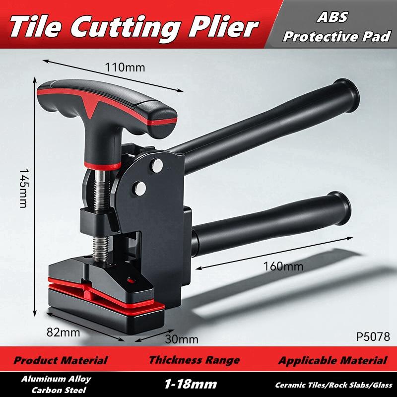 Tile Cutting Breaking Pliers, Manually Heavy Duty Press Tile Opener With Torsion Handle, Ceramic Tile Splitter For Tile Ceramic