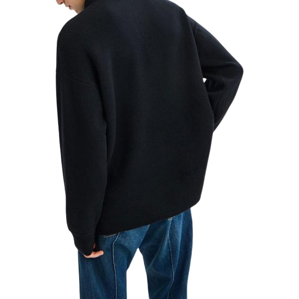 COACH Sweaters Men's Black Polo Collar Moderate CCQ12-BLK