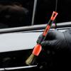SPTA Car Detailing Brush Mix 5 Materials Brush Set With Detachable Elbow Conversion For Air Vents Engine Bays Dashboard & Wheels
