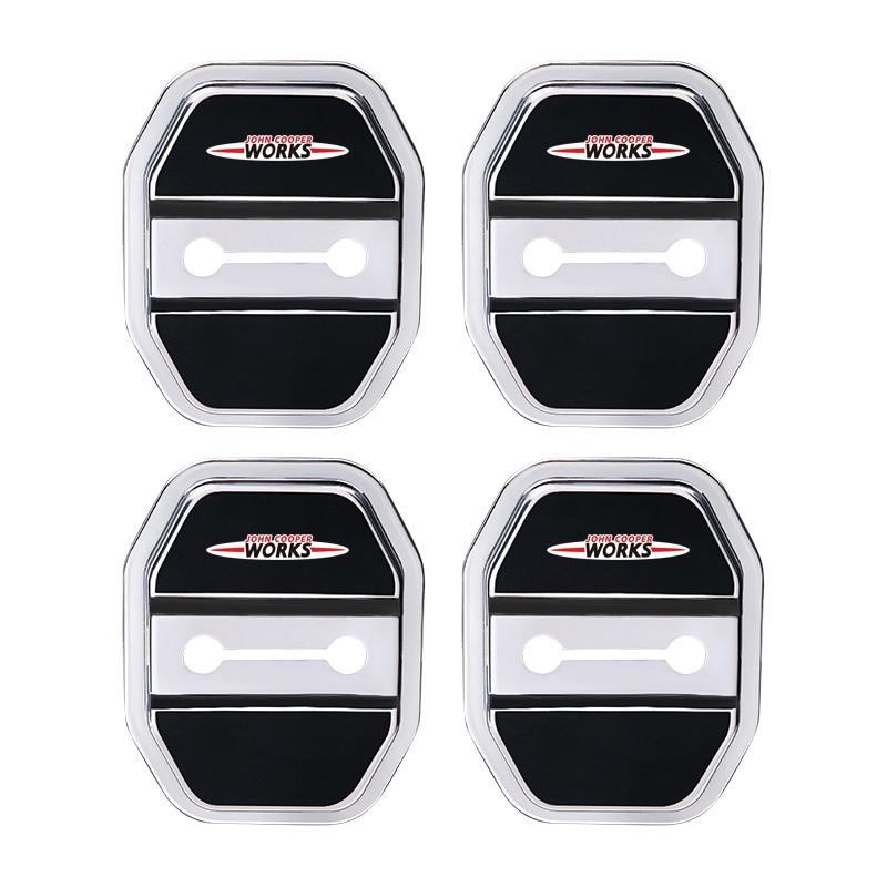 4 Stück Silikon Auto Türschloss Schnalle Schutzhülle Zubehör Für MINI Cooper S Works JCW R55 R56 R50 R53 R60 R61 F54 F55 F56