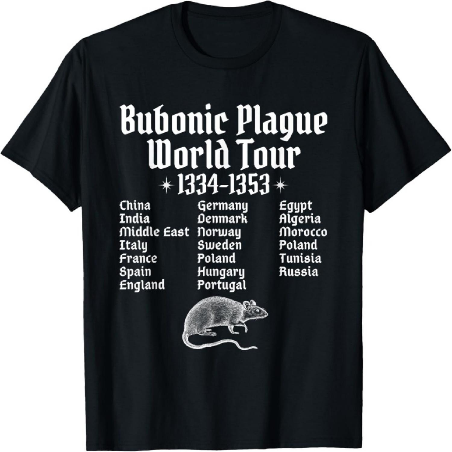 

Funny Europe History Humor Rat T-Shirt XXXXXL чорний