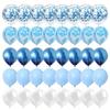 40Pcs Confetti Balloons Wedding Decoration Matte Globos New Year Birthday Party Decorations Baby Shower Supplies