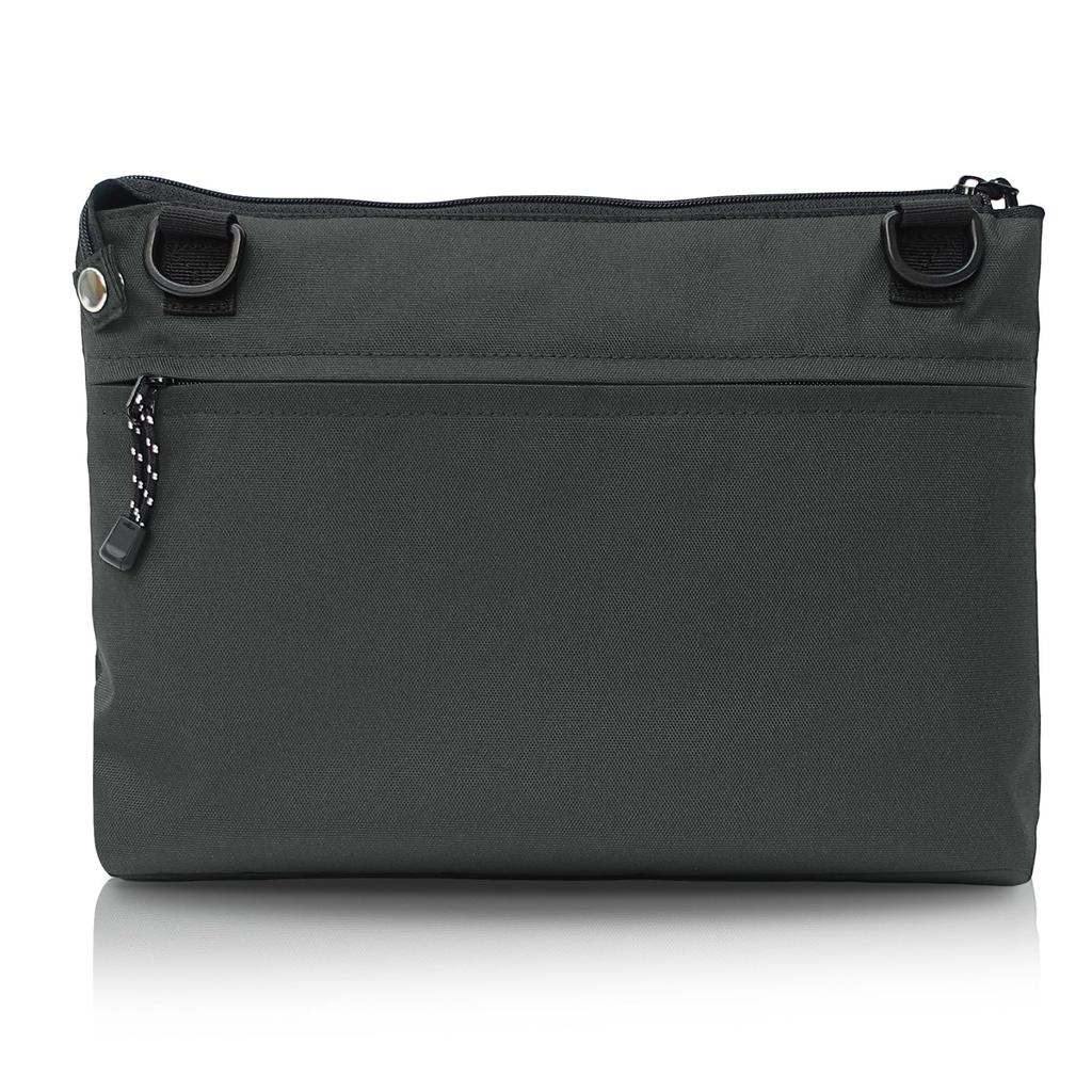 Outdoor Products Solid Square Sacoche, B5 Capacity, with Organizer, 2-Way, Large, Crossbody