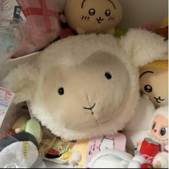 Lockige Tier Umhängetaschen: Jellycat Stil Schwein, Hund, Lamm