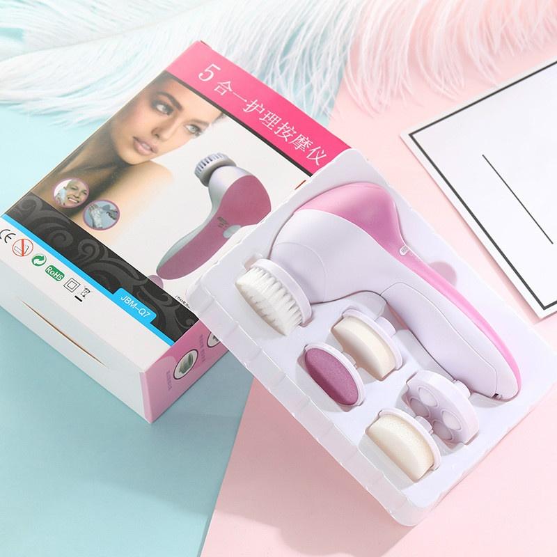 Five-in-one Facial Cleansing Instrument Beauty Instrument Face Wash Artifact Facial Massage Instrument Pore Cleaner