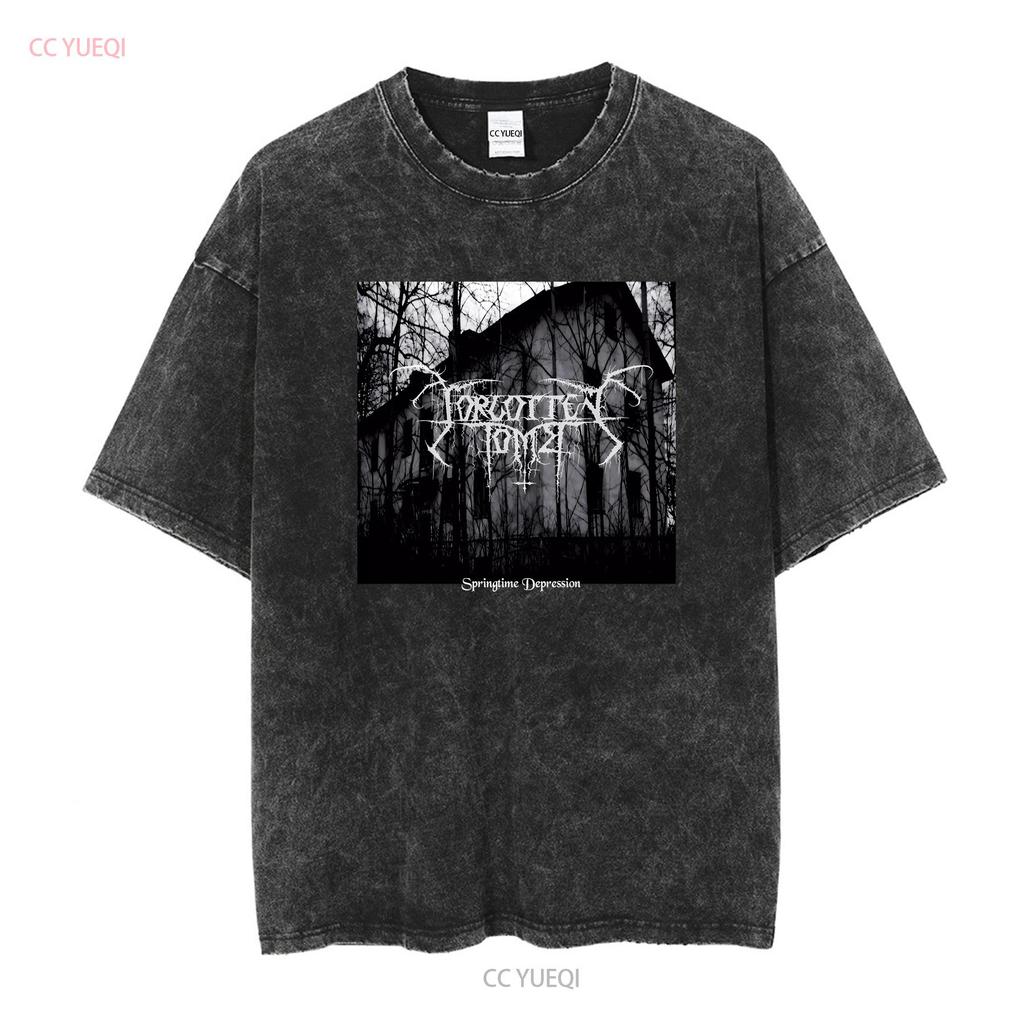 Forgotten Tomb Springtime Depression Black T Shirt Fullsize S 5XL long or short sleeves vintage Washed Breathable Soft