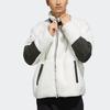 adidas Velvet Jackets Men's White Stand Collar Thickened ED1922
