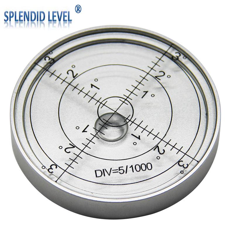 High-Precision Portable Magnetic Level: 9P1E Metal Magnetic Disc with Horizontal Bubble, 15 Min Sensitivity.