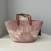 Straw Woven Large Capacity Seaside Tote Bag LD8836