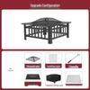 YIXI Square Aluminum Fire Pit Table