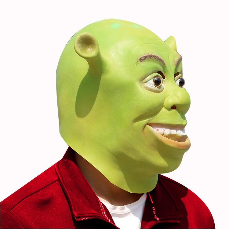 Halloween Shrek Mask Latex Mask for Masquerade Party Fun Shrek mask Headgear