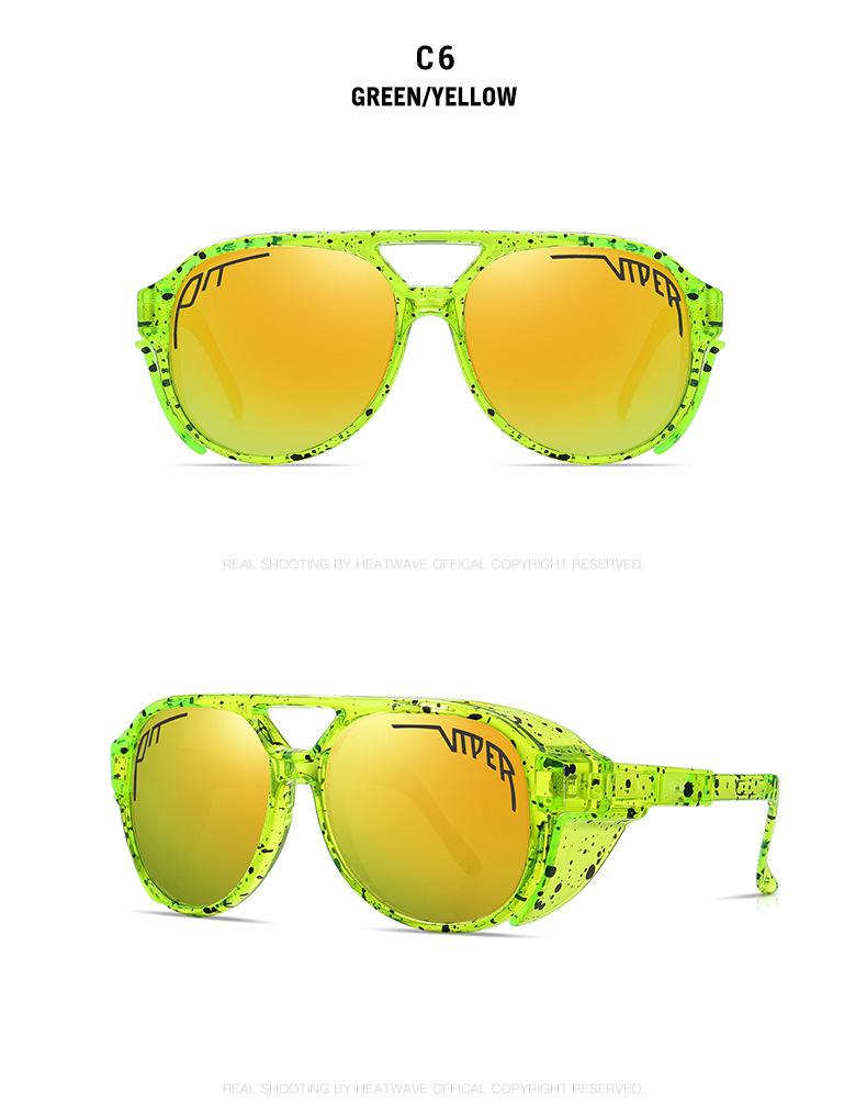 Pit Viper Polarized Windproof Cycling Sunglasses – European & American Outdoor Sports Style