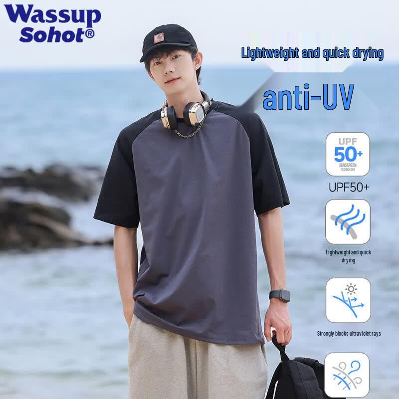 Wassup Sohot Men s Quick-Dry Cooling Short Sleeve T-Shirt L