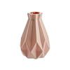 Plastic Nordic Style Vase Imitation Ceramic Desktop Ornament Flower Pot Decoration  Living Room