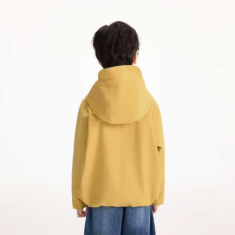 Boys' Casual Hooded Zipper Jacket
