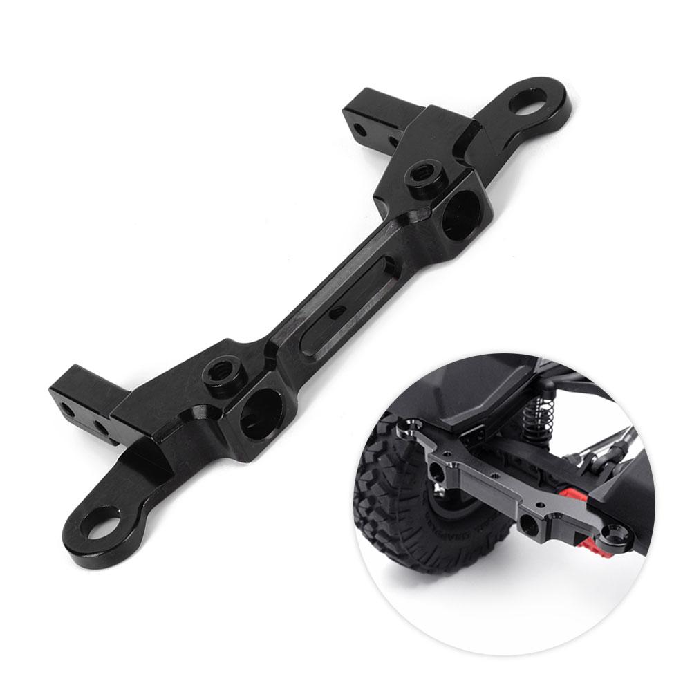 Aluminum Alloy Rear Bumper   Car Shell Column Mount Fit for 1 10 RC for Axial Scx10 III Black