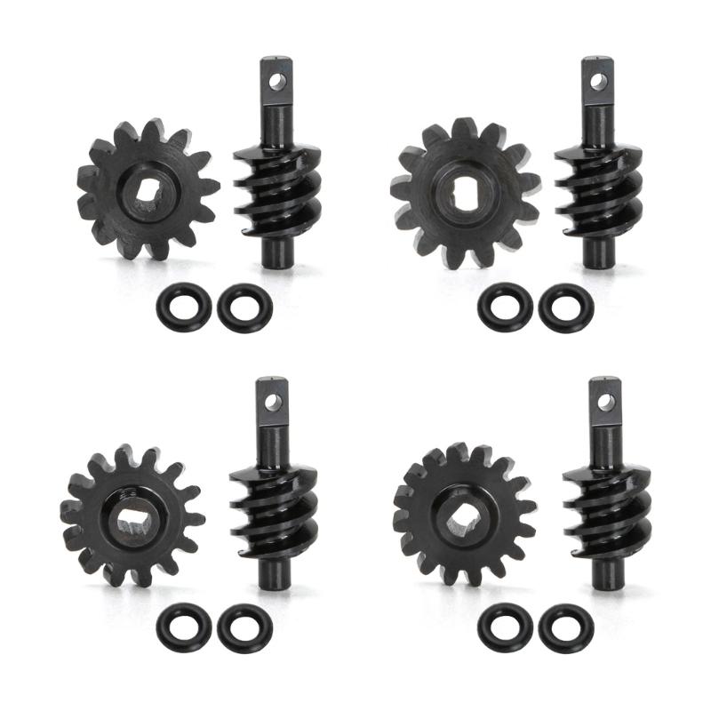 Overdrive Gears Differential Axles Steel Gears Steel Worm Gears for Axial SCX24 12T 13T 14T 16T