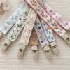 Adjustable Soother Holder Ethnic Style Nipple Holder Clips Cute Baby Cloth Pacifier Chain  Baby