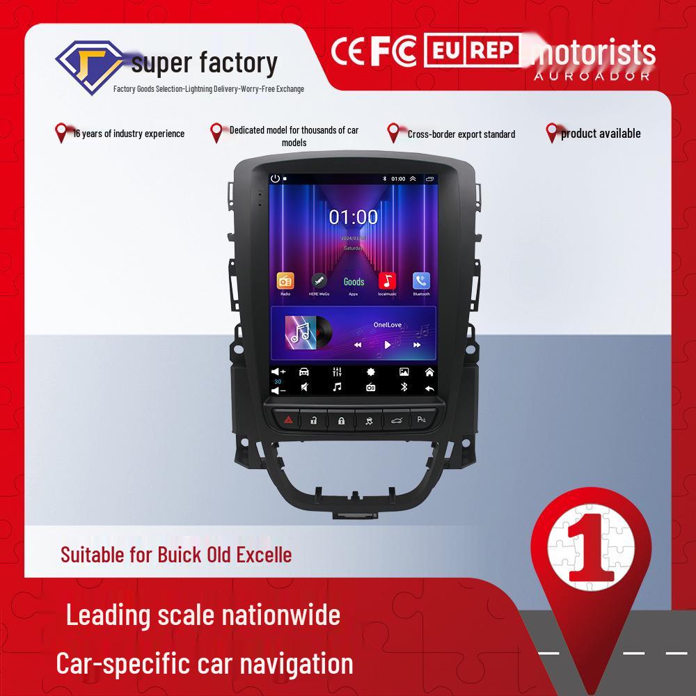 Buick Old Excelle Android Car Navigation & Reversing Display Screen.