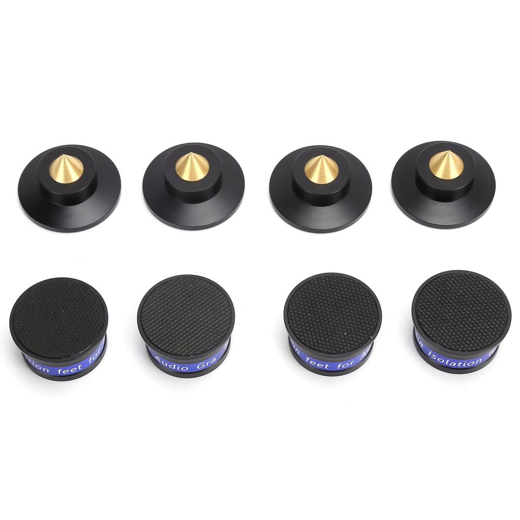 Preffair Isolation Feet Turntable Audio Isolation Pad Spikes for CD DVD Amplifier