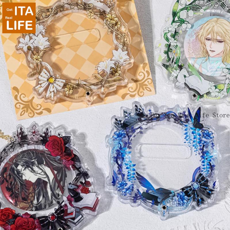 Italife Acrylic Ornament Pin Badges Holder Ita Bag Accessories Women Itabag Decoration Pendant Flower Girls Pin Display H316