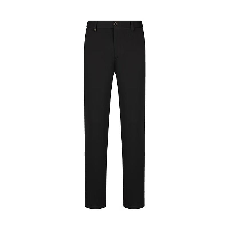 SEPTWOLVES Men's Autumn/Winter Knitted Brushed Straight Casual Pants
