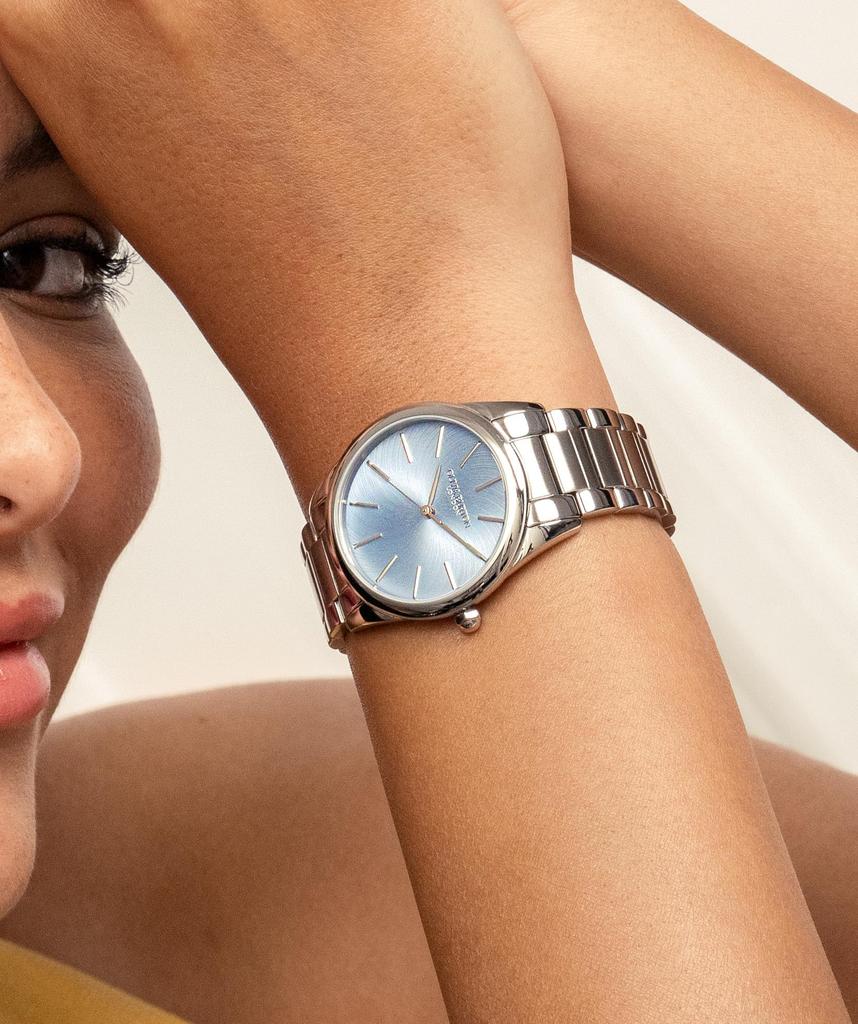 Authorized Dealer Olivia Burton Watch 24000235 Classic Glowful Sky Blue Silver Bracelet 34mm [OLIVIA BURTON] Women's [CLASSICS] &