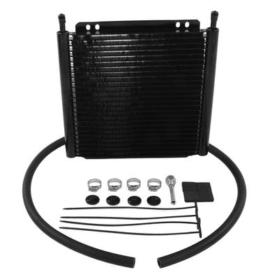 Transmission Oil Cooler Aluminum Alloy 26 Rows Black Radiator for Pick Up Trucks Class C Motor Homes