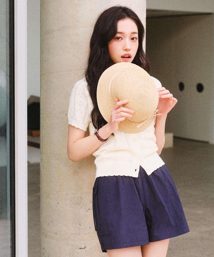LEE Raffia Bucket Hat Beige