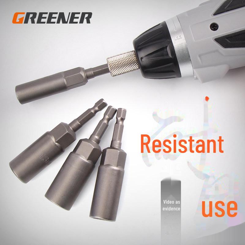 

Green Forest 80mm Hexagonal Air Screwdriver/Wrench Socket Head 6mmx80 extended