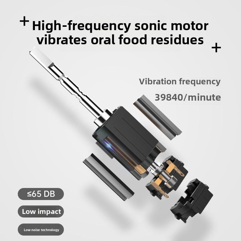 Electric Toothbrush Adult USB Charging Sonic Soft Bristle Brush Smart Screen Display Male and Female Students Couple Toothbrush