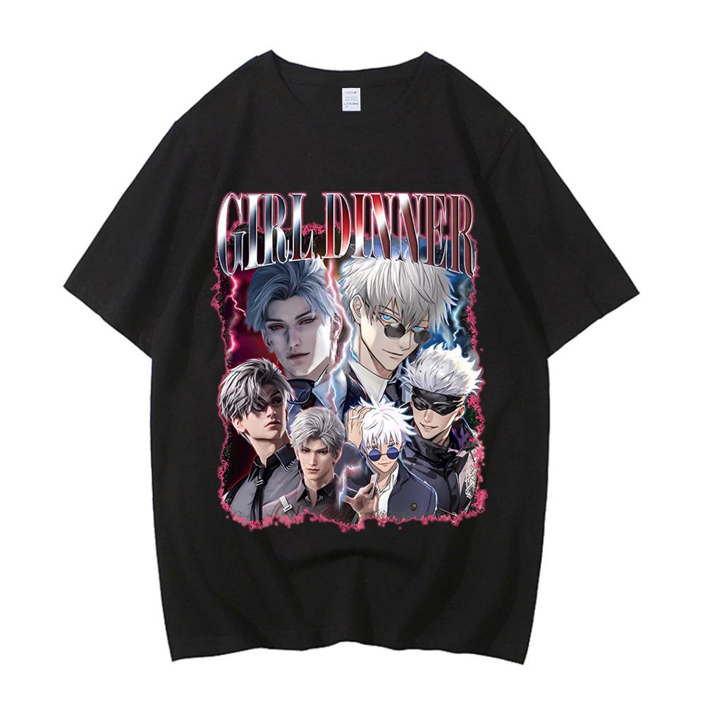 Love And Deepspace T-shirt Cotton High Quality men Colorful graphic Psychedelic t-shirt Comfortable Graphic University Retro Y2k