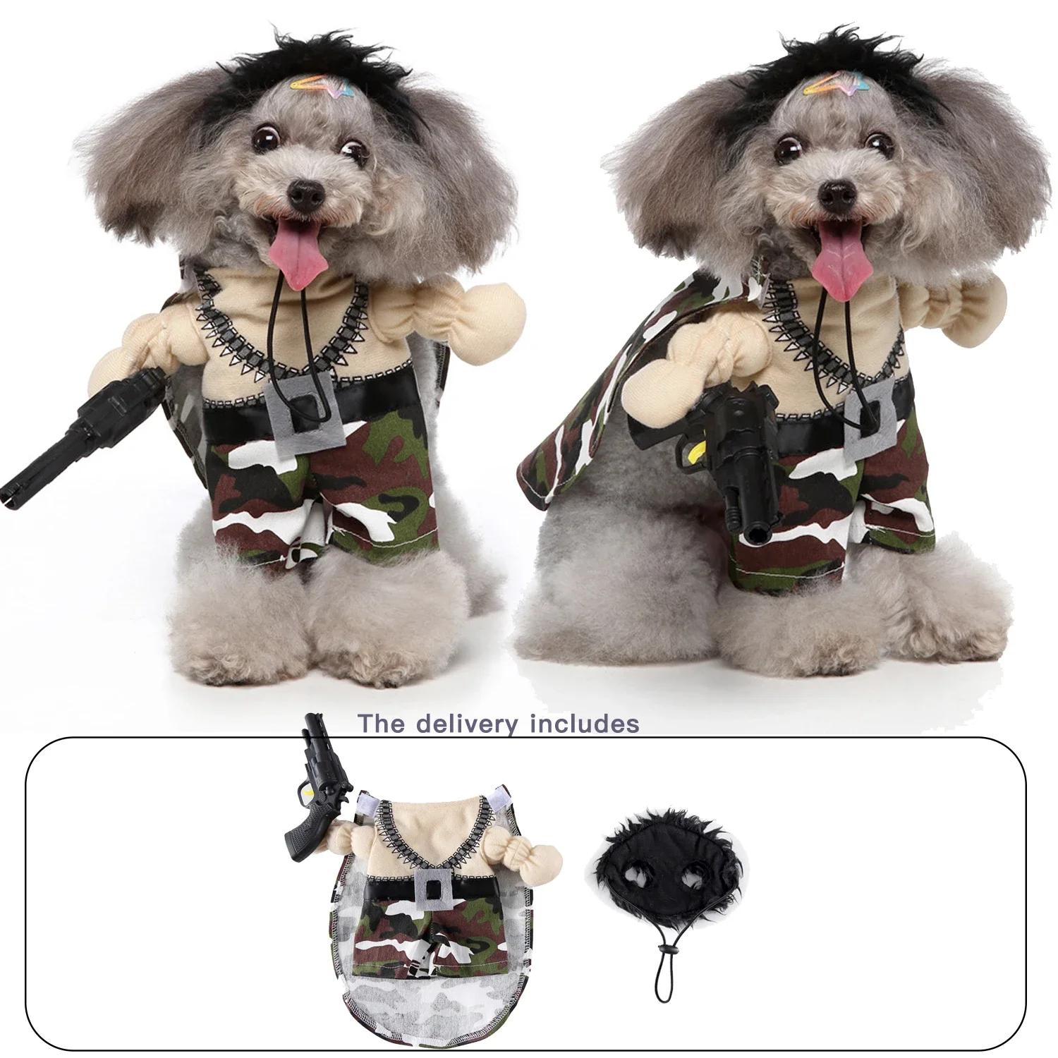 

Adorable panda costume funny clothes dog cosplay costume funny dress up pet novelty costume set holiday party dog postman christmas S(1.5-3kg)
