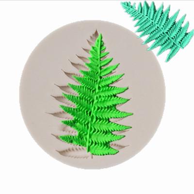 Silicone Molds Fern Of Leaves Fondant Mold Cake Decorating Tools Chocolate Mold Confectionery Moulds