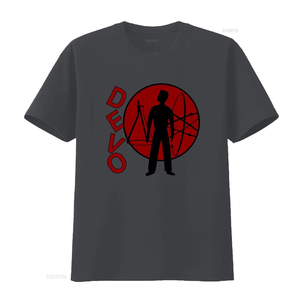 Devo Band T Shirt Cotton All Sizes Retro Rock Music Design Vintage Washed Homme Graphic Top For Everyday Wear Slightly